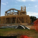 Wood framing of our new church